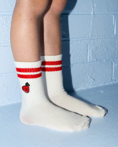 2-Pack Fruit Salad Cotton Socks - Milk - Image 4