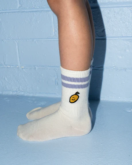 2-Pack Fruit Salad Cotton Socks - Milk - Image 5