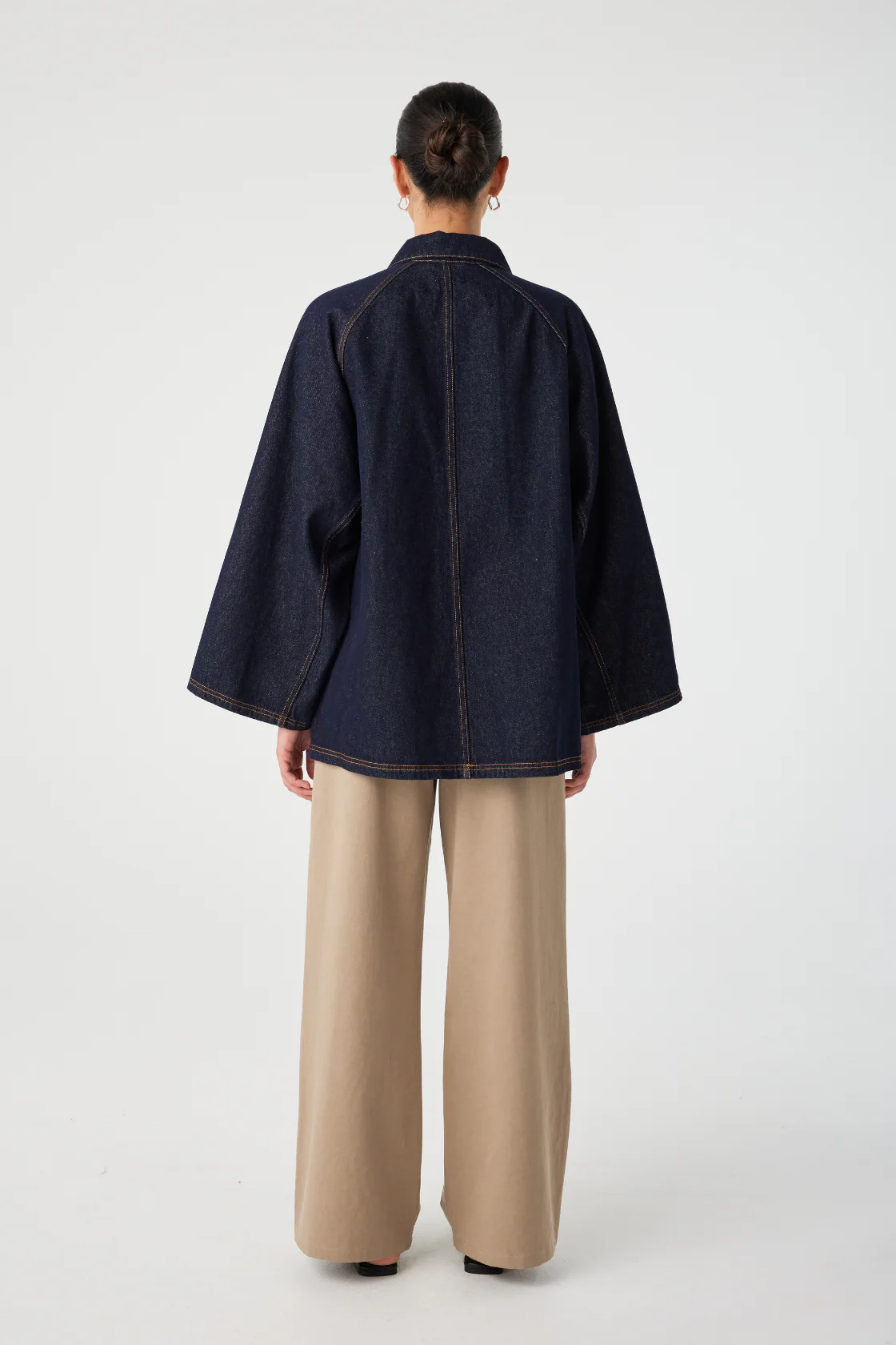 Alma Jacket - Denim - Indigo - Image 3