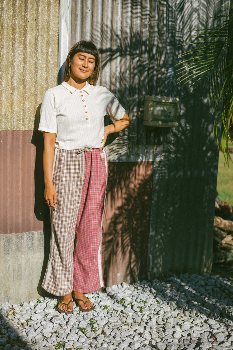 Beach PJ Collar Tee - Pontiel Cream - Image 6
