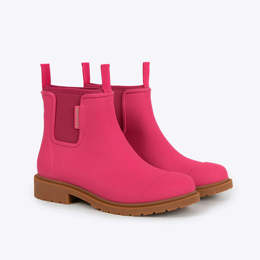 Bobbi Ankle Boot - Fuchsia Pink - Image 3