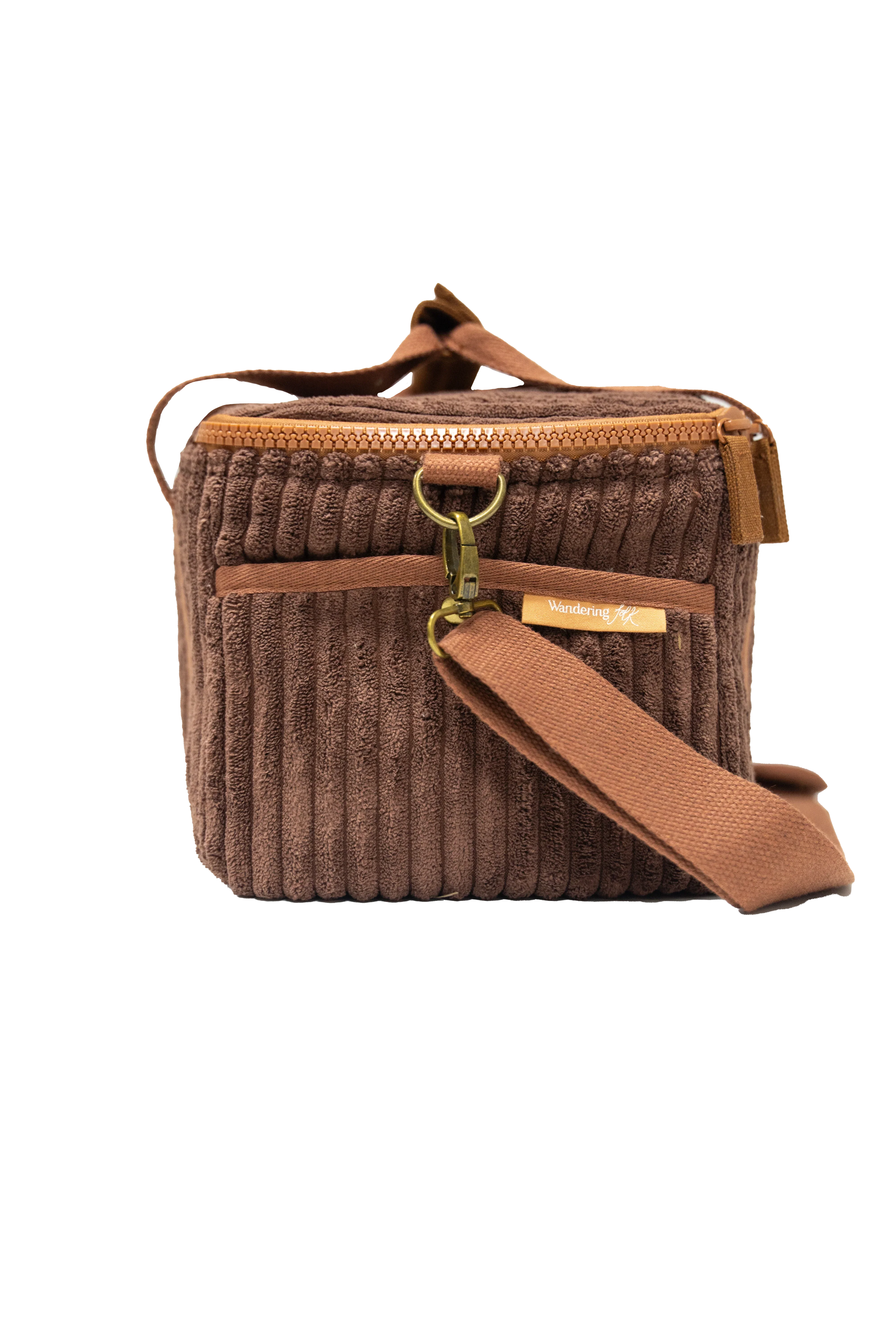 Cord Mini Cooler Bag - Chocolate - Image 3