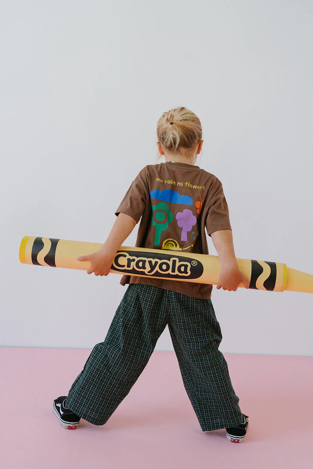 Cotton Check Pant - Forest - Image 3