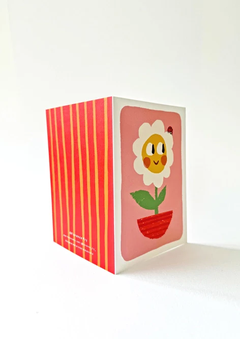 Daisy Flower Pot Friend Card - Image 2