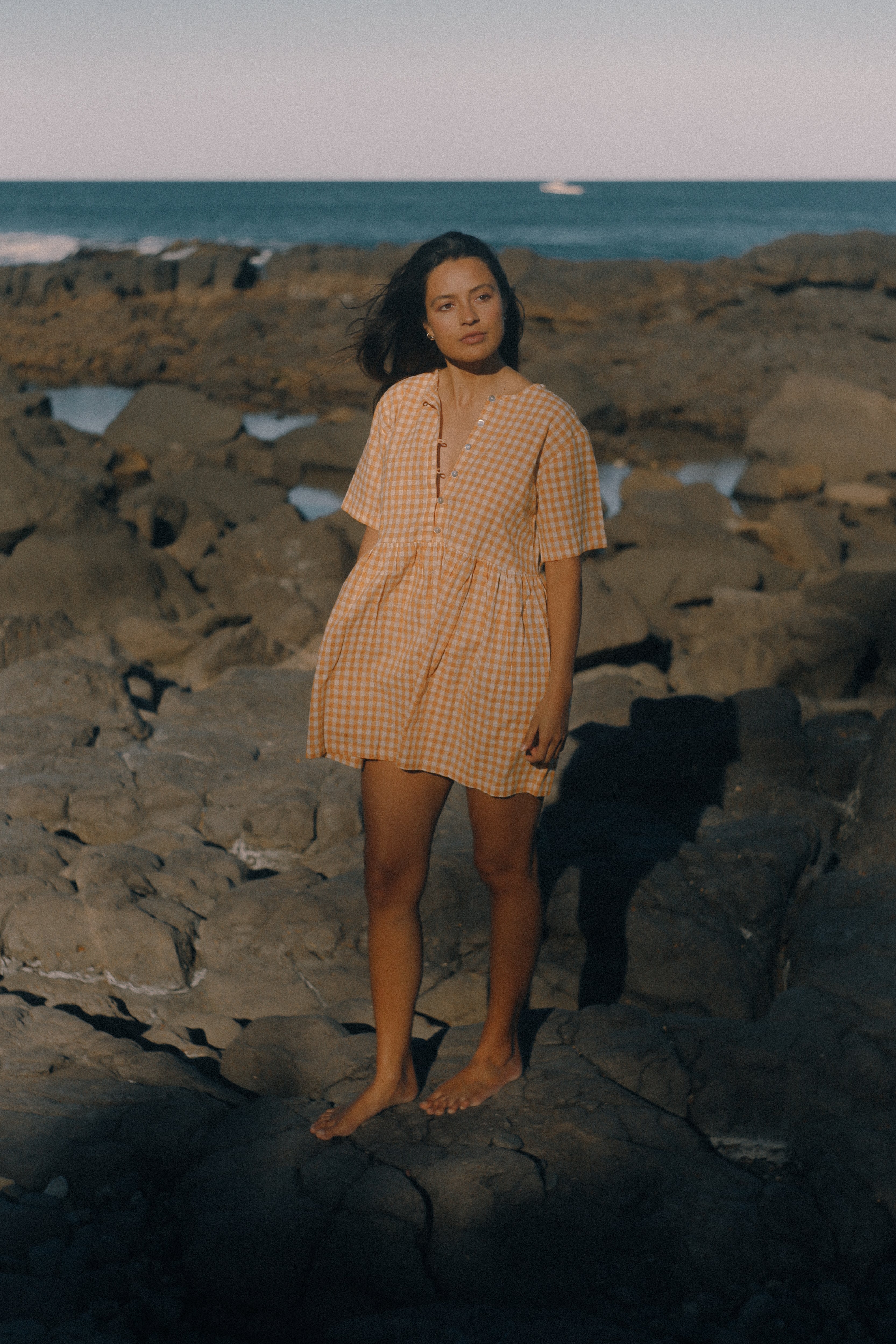 Darcey Dress - Clementine Gingham - Image 3