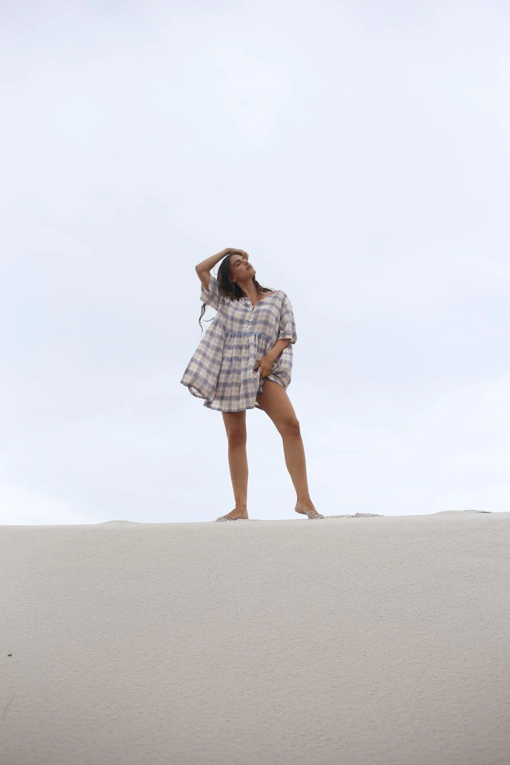 Darcey Dress - Juniper Check - Image 2