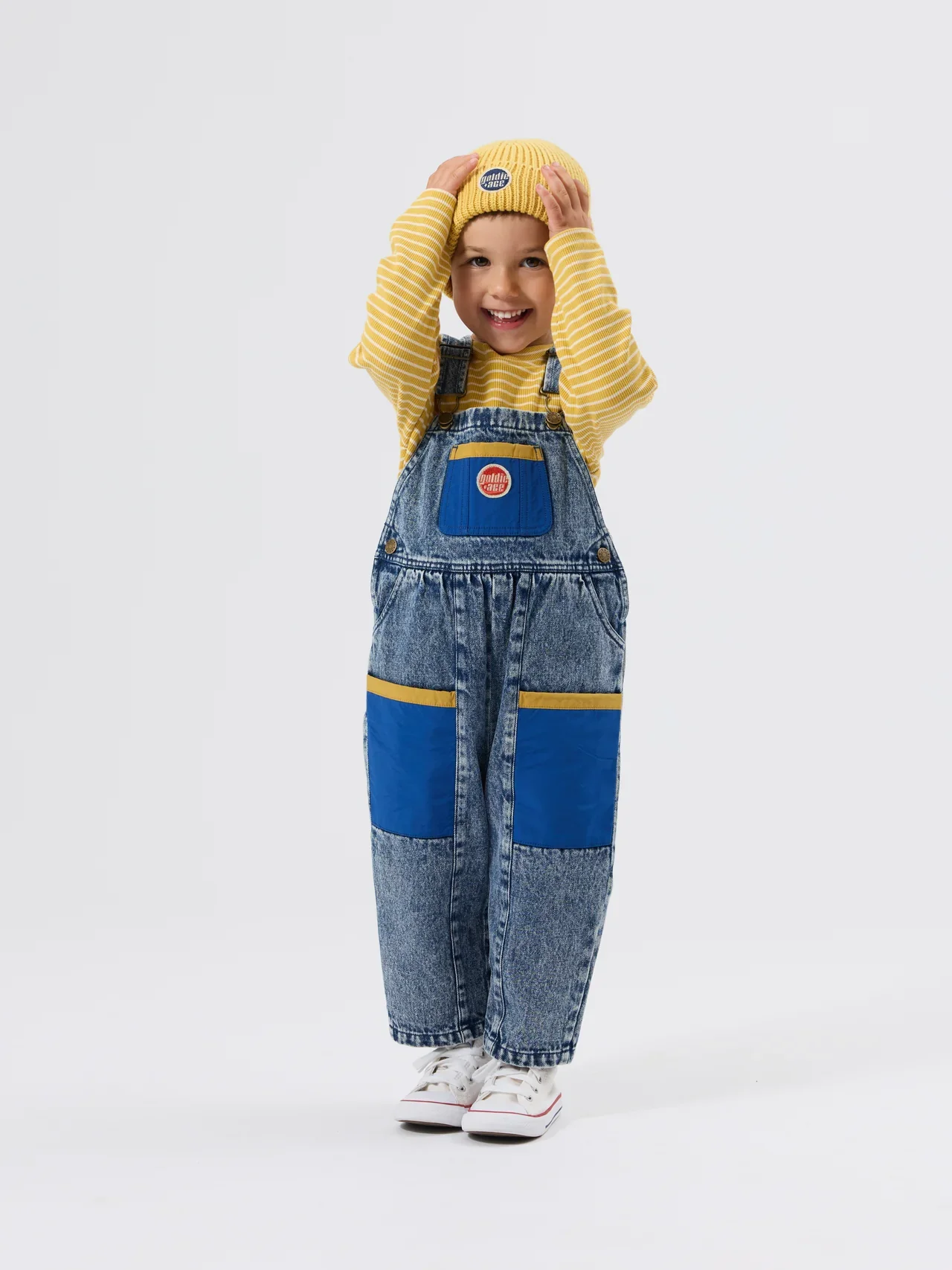Essential Stripe Rib Top - Yellow - Image 2