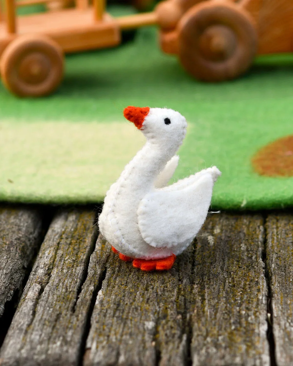 Felt Goose Farm Animal Toy - Image 2