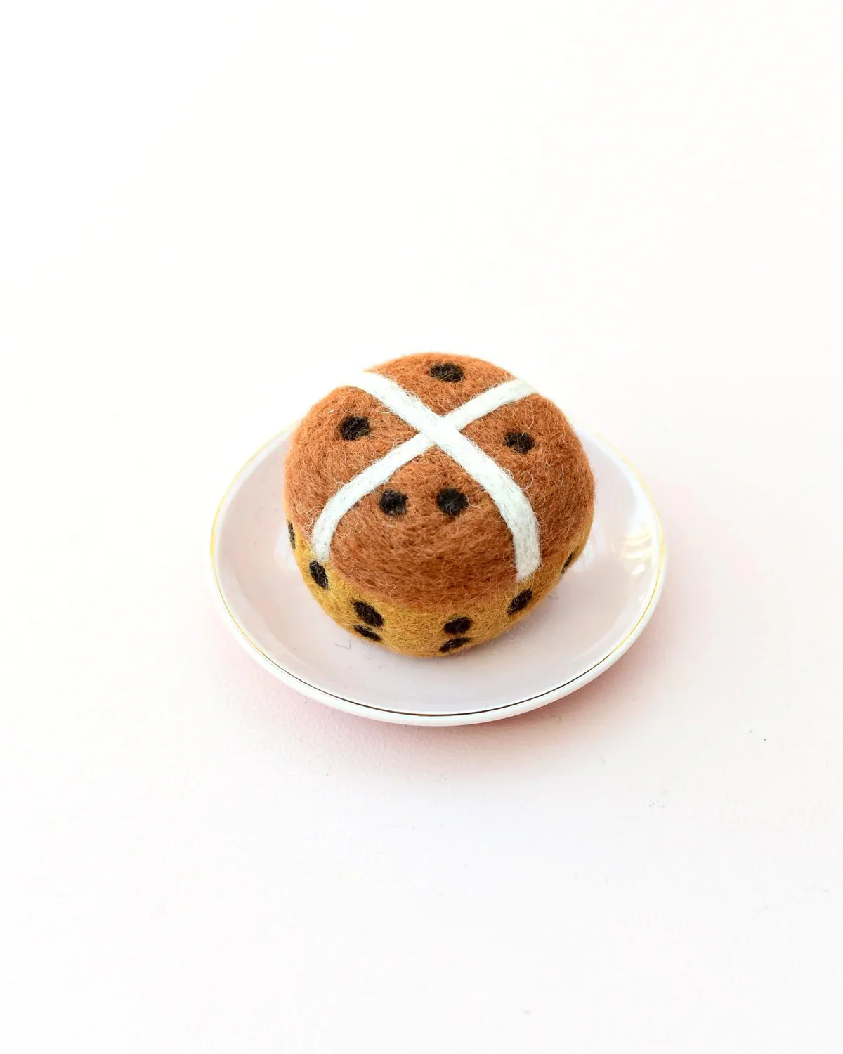 Felt Hot Cross Bun - Image 3