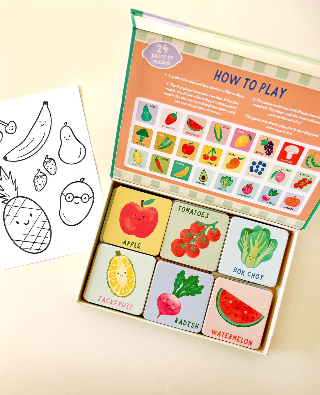 Fruit & Veg Memory & Matching Game - Image 6