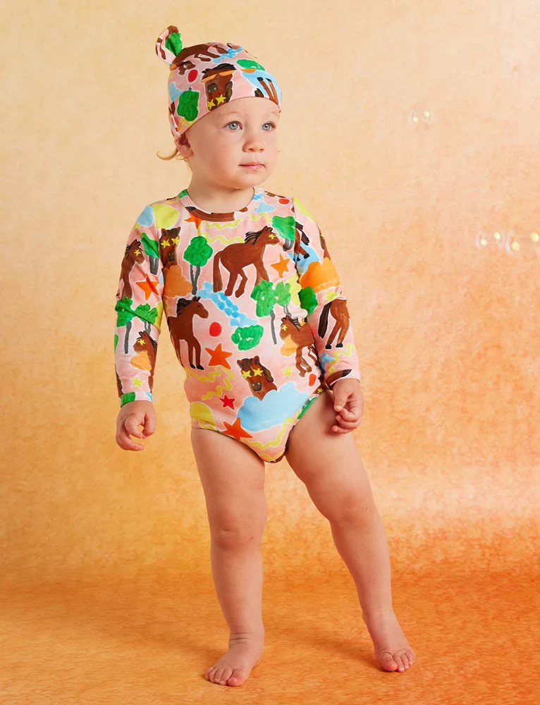 Giddy Up Long Sleeve Bodysuit - Image 3