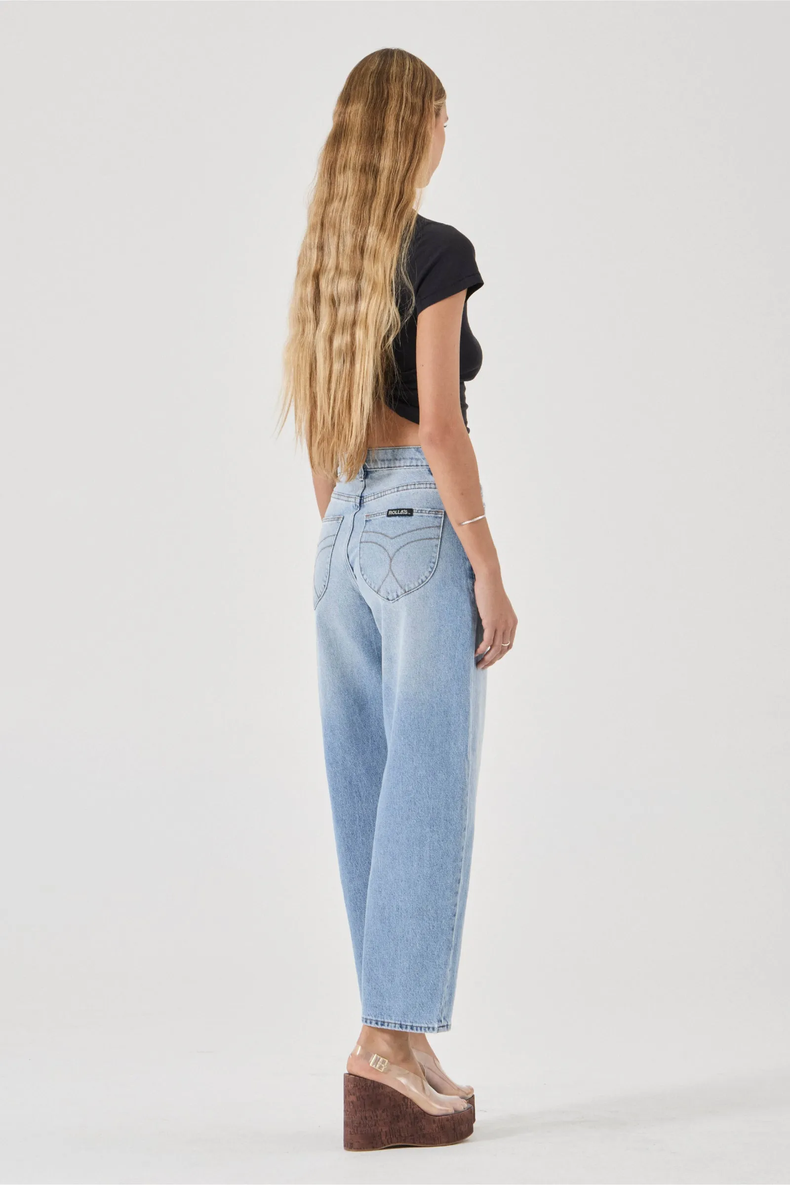 Gigi Barrel Jean - Brad Blue - Image 2