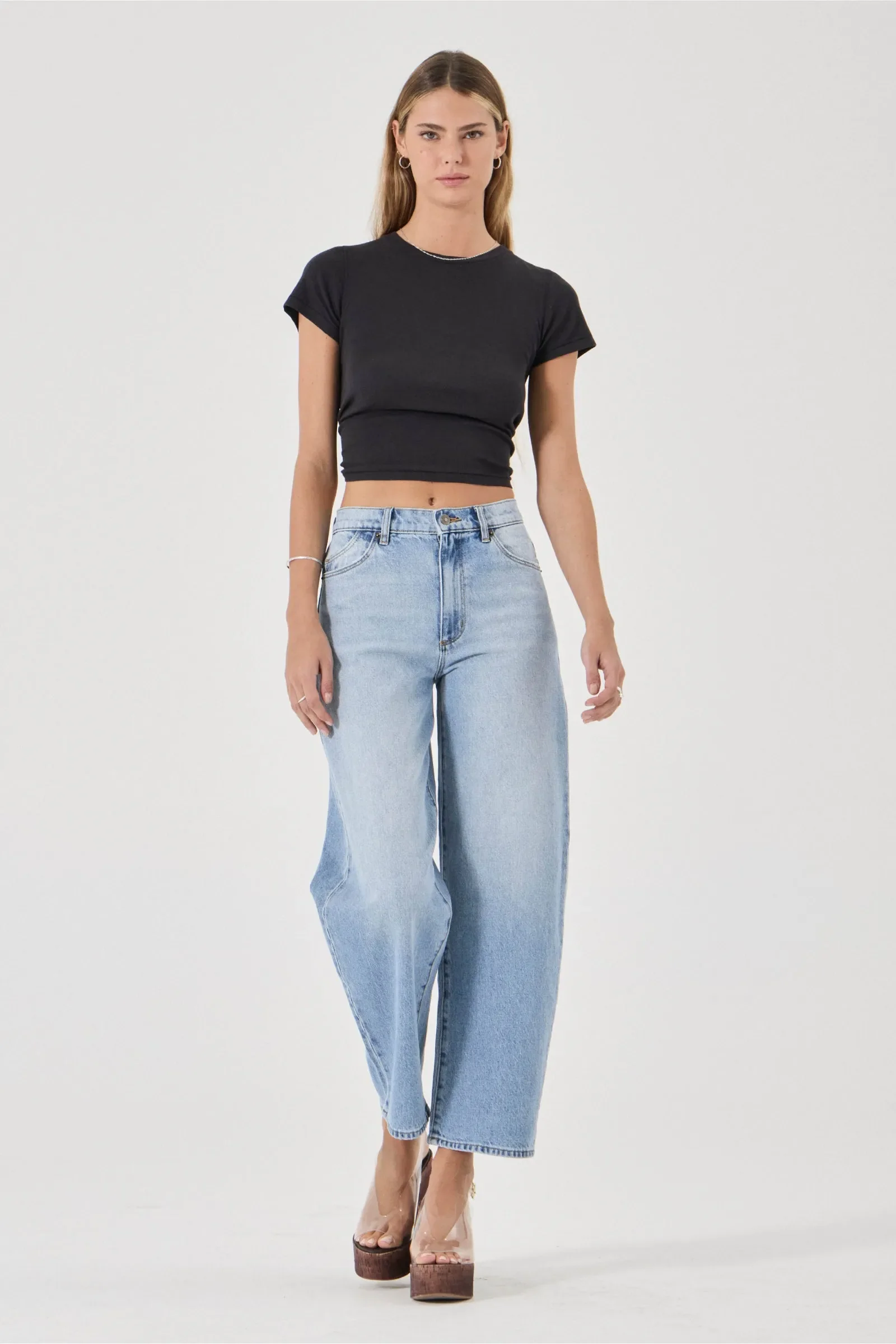 Gigi Barrel Jean - Brad Blue - Image 6