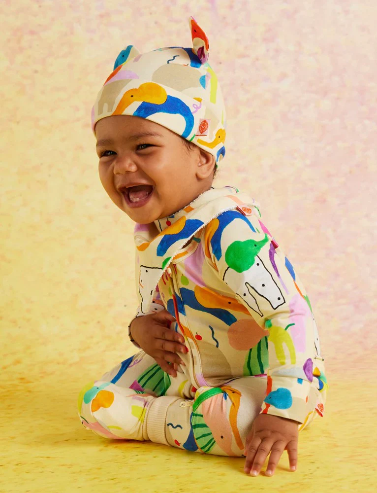 Happy Herd Long Sleeve Romper - Image 3