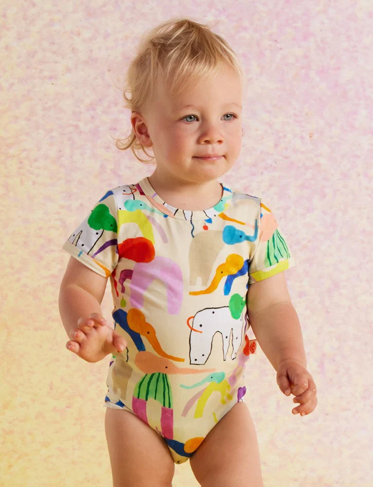 Happy Herd Short Sleeve Bodysuit - Image 2