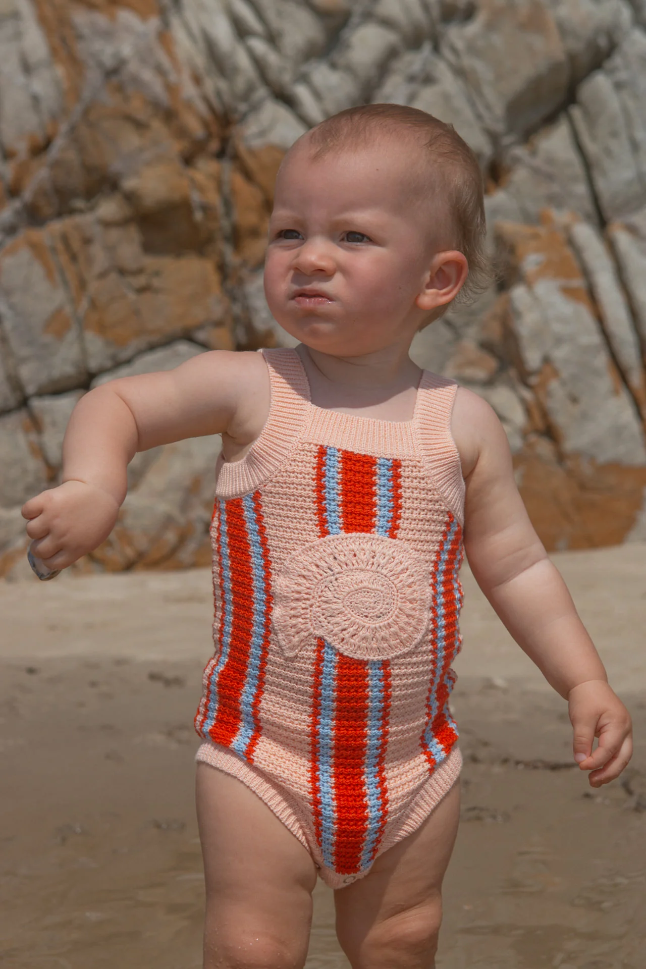 Island Stripe Shell Singletsuit - Image 2
