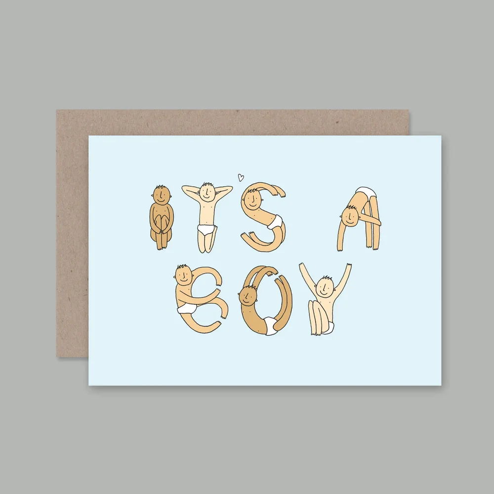 It's A Boy Card