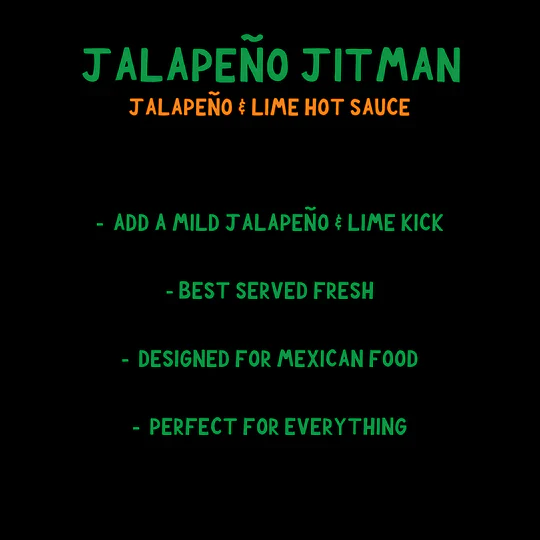 Jalapeno Jitman - Jalapeno & Lime Hot Sauce - Image 3