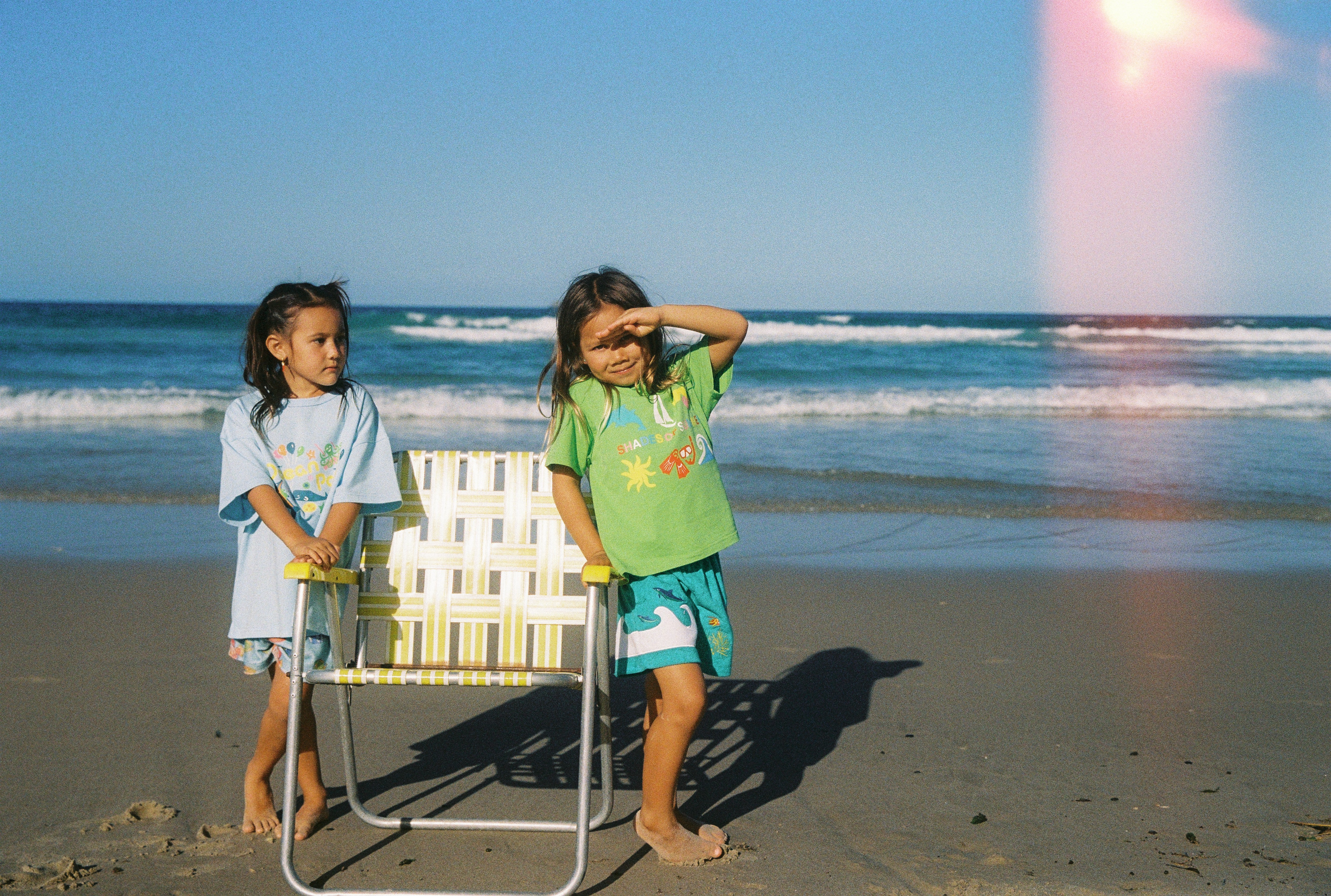 Kids Ocean Park Tee - Blue - Image 3