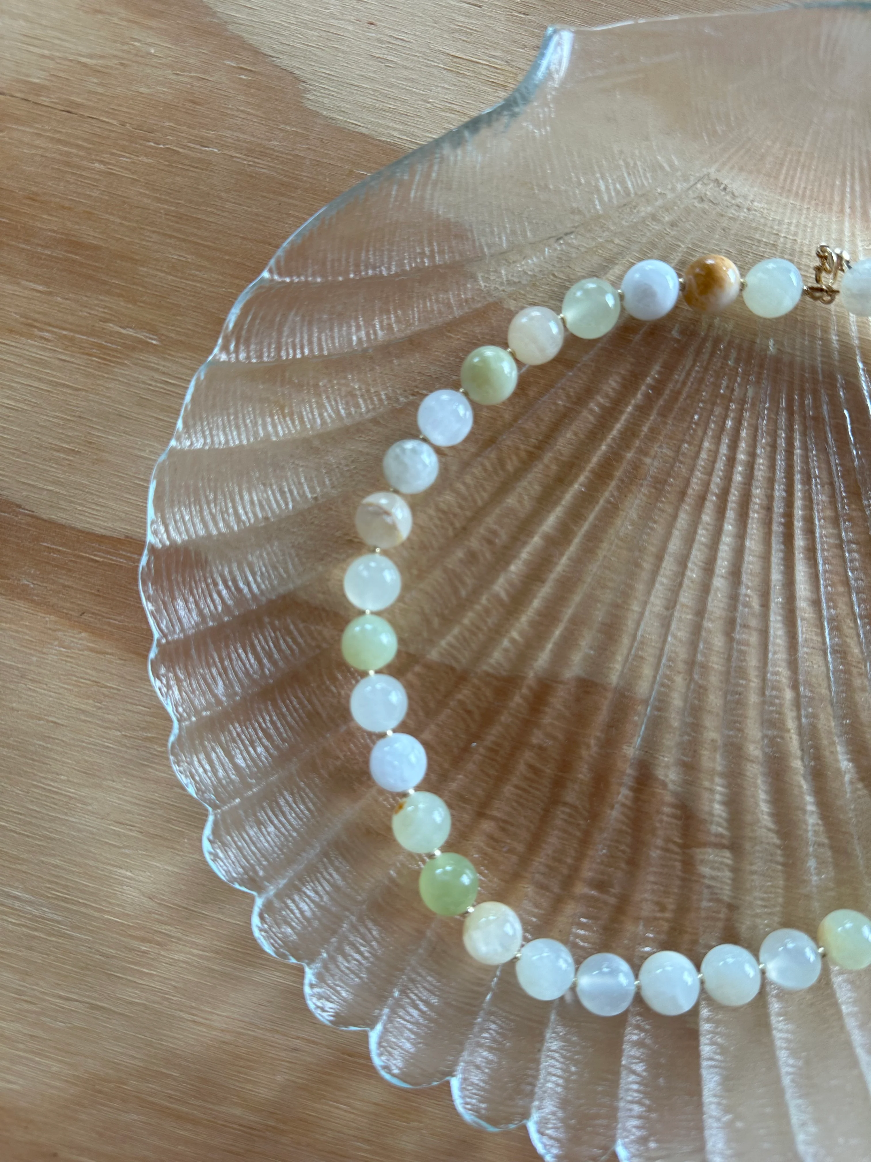 Las Rais - Beaded Necklace - Light Multi