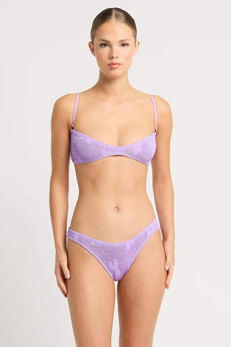 Layla Crop - Lavender Floral - Image 4