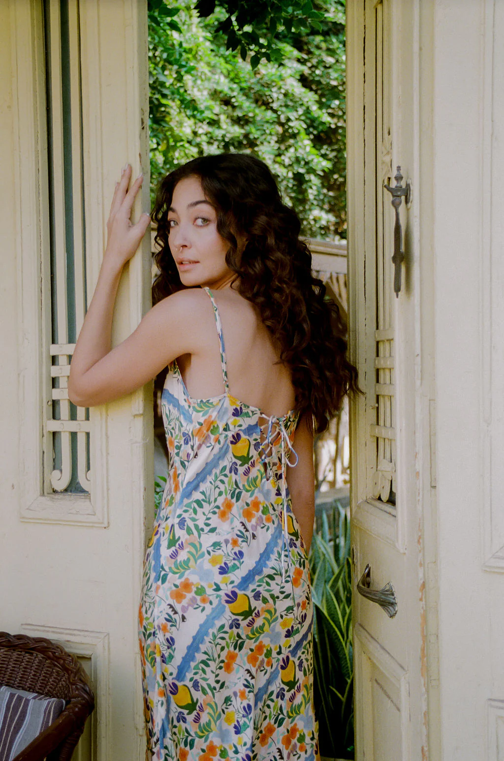 Limone Triangle Slip Dress - Image 4