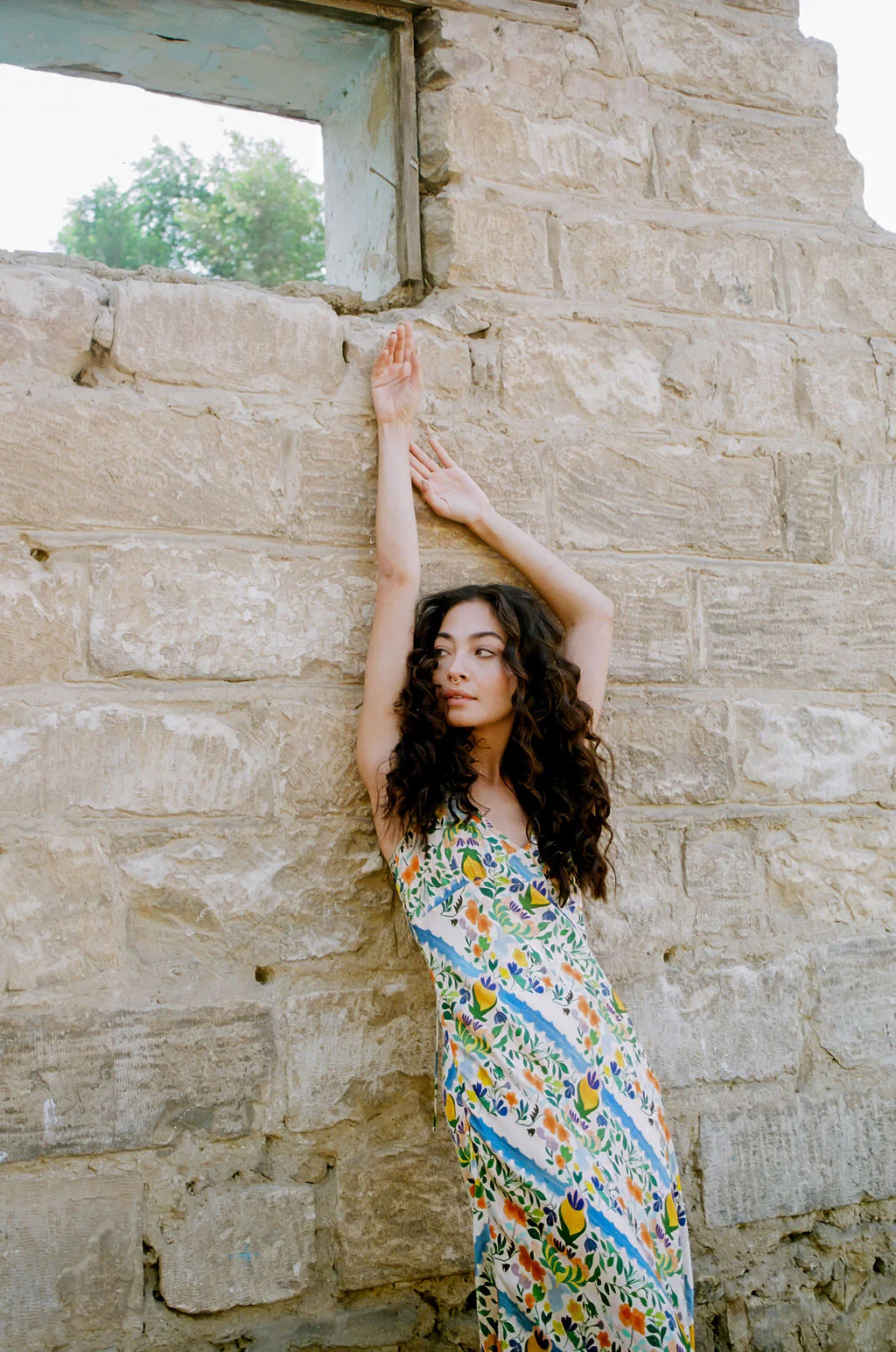 Limone Triangle Slip Dress - Image 5