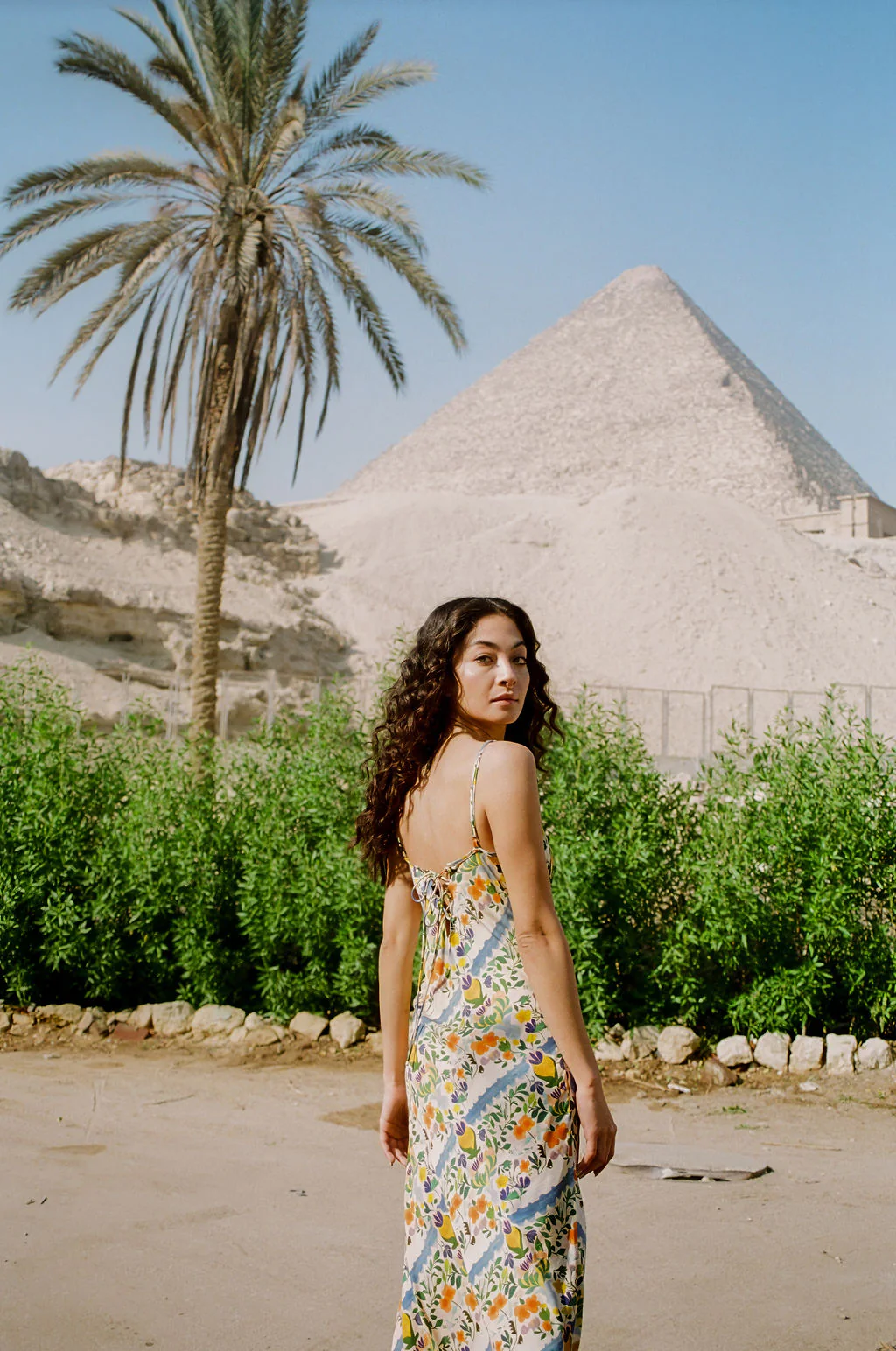 Limone Triangle Slip Dress - Image 7