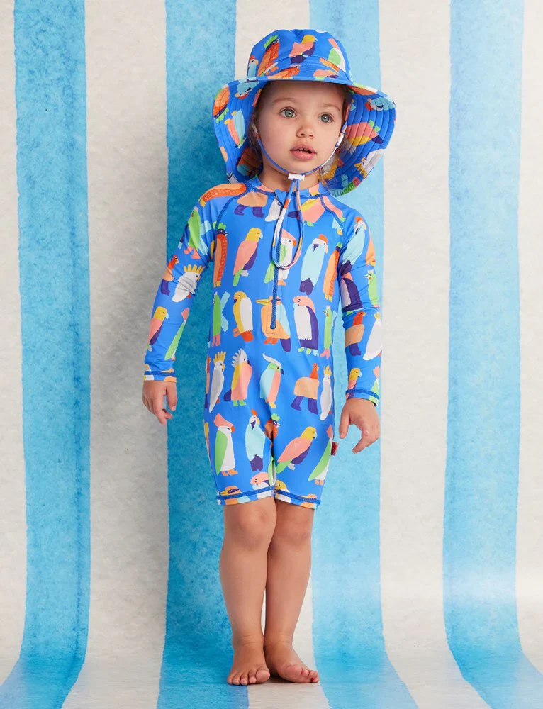 Long Sleeve Rash Suit Flamin' Galahs - Image 3