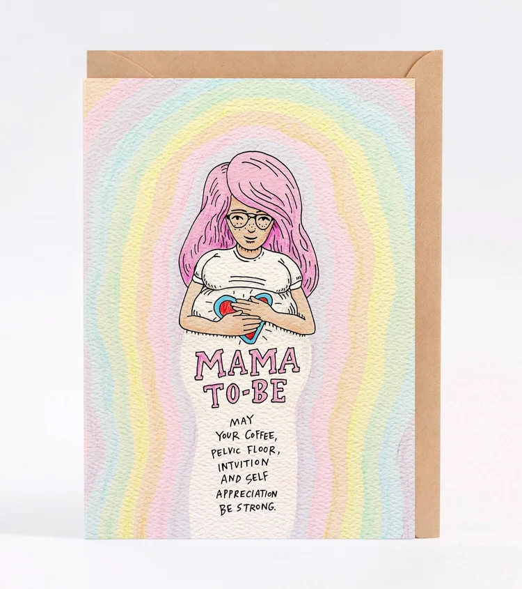 Mama-To-Be Baby Card