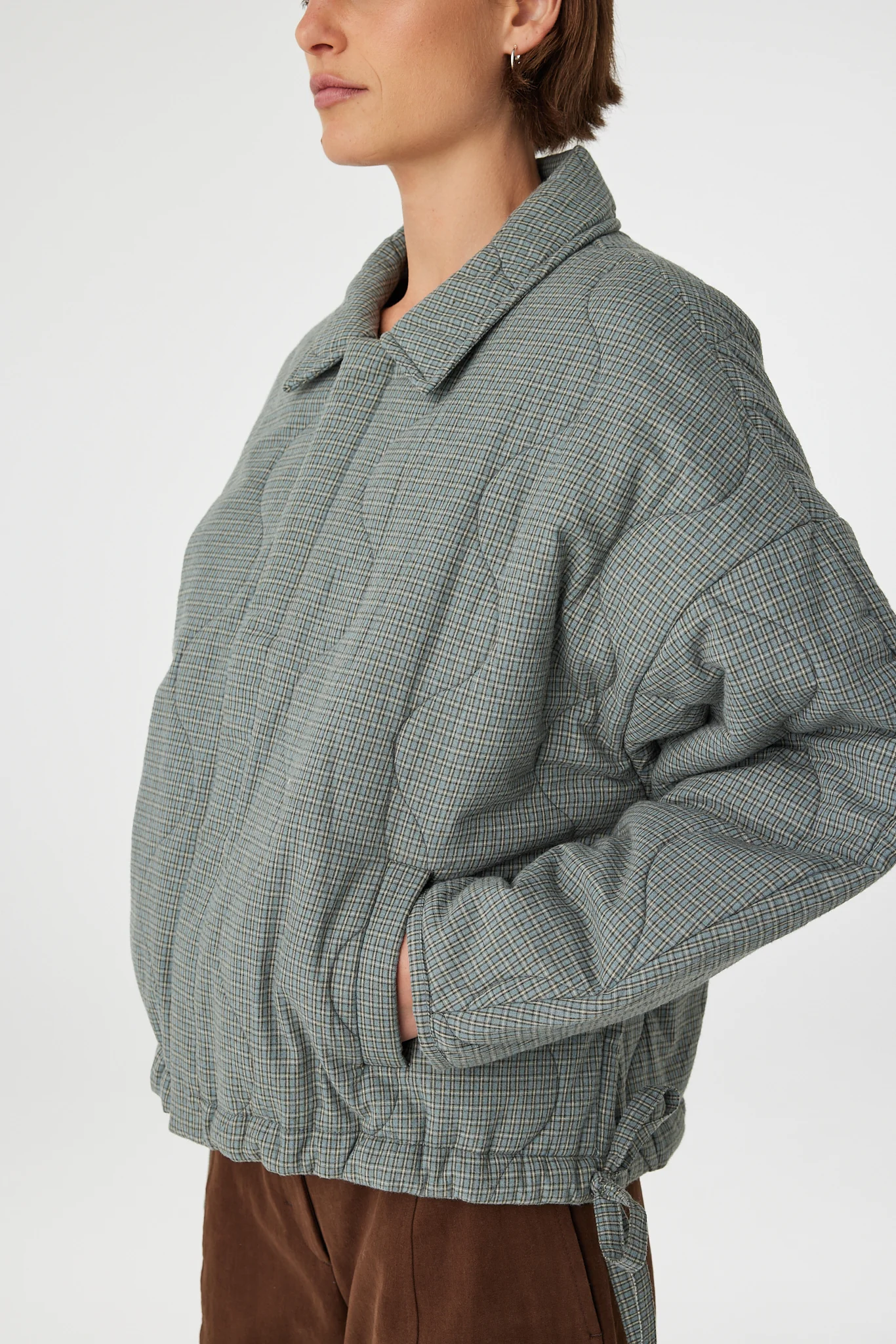 Matteo Jacket - Blue Check - Image 5