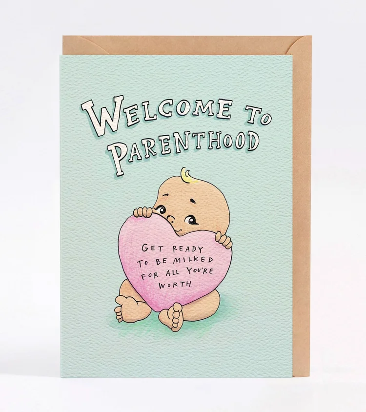 Milked Baby Card