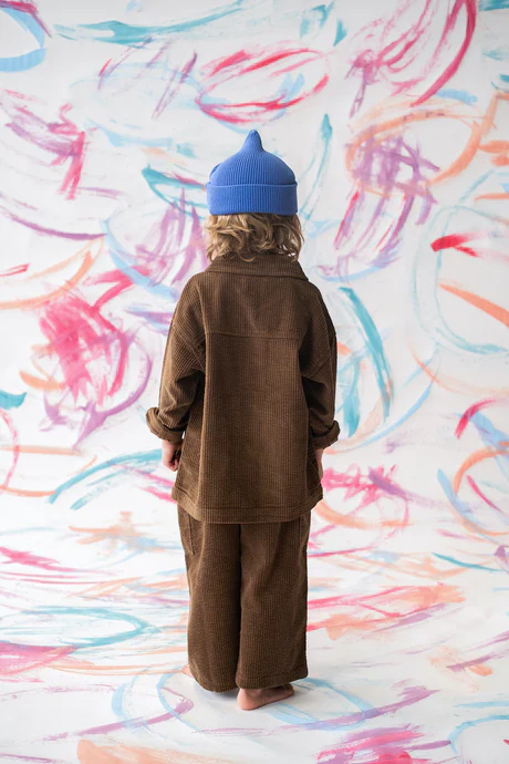 Organic Cord Shirt Jacket - Espresso - Image 4