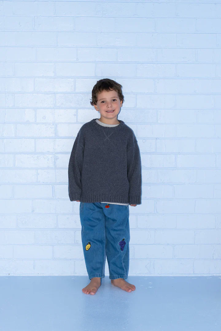 Organic Fruit Salad Denim Pants - Image 4