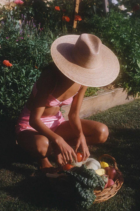 Palma Wide Fedora - Straw Natural - Image 4