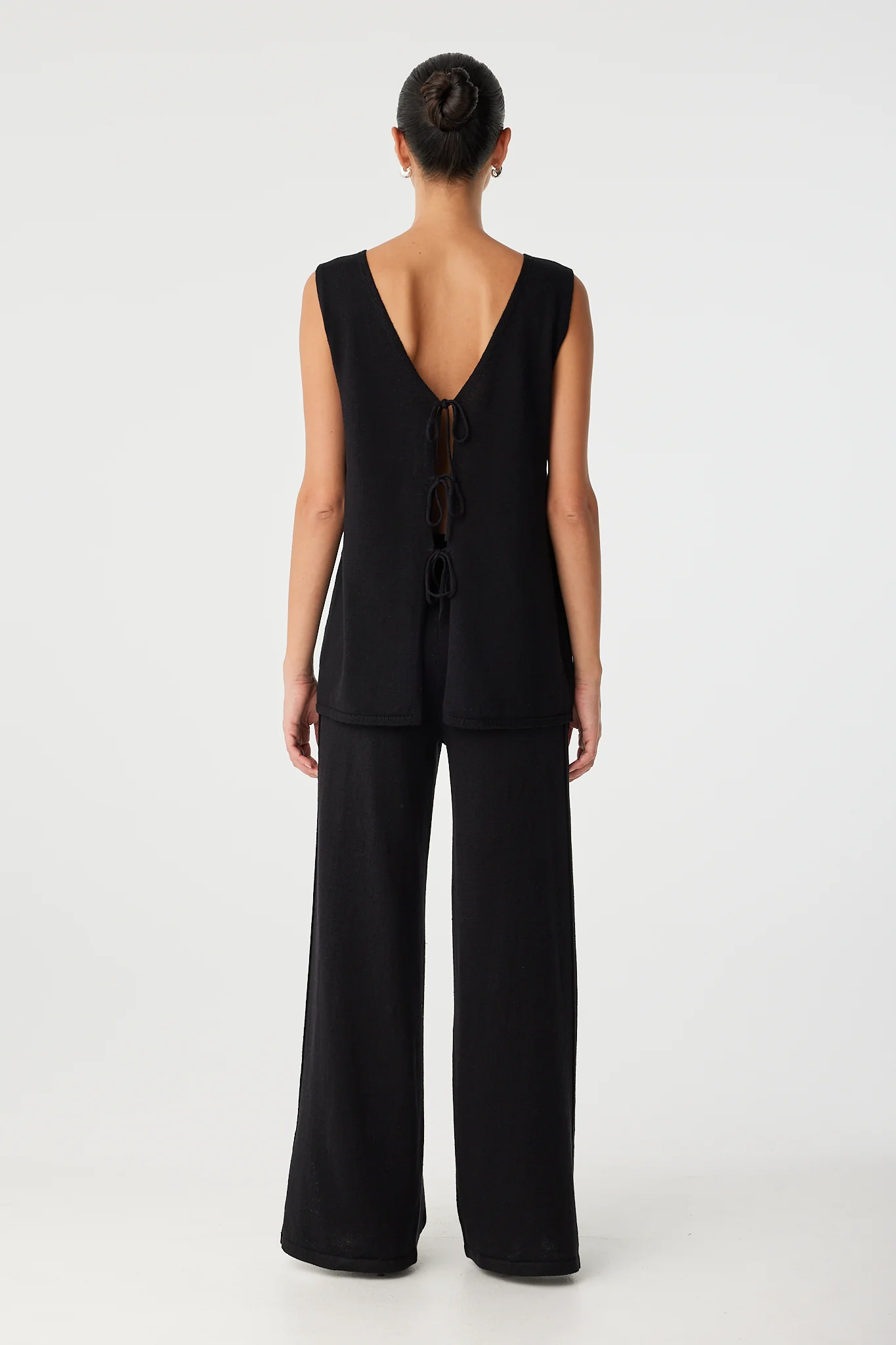 Poppy Longline Top - Black - Image 10