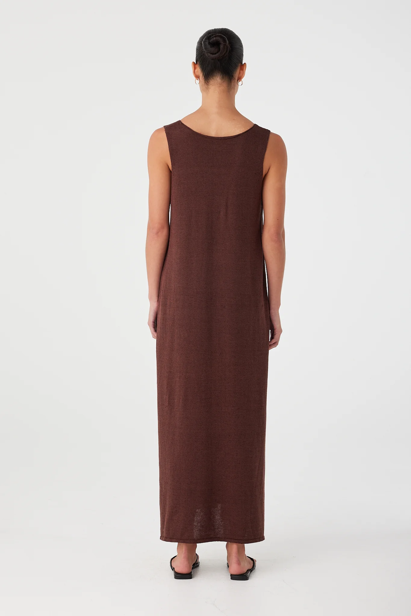 Poppy Maxi Dress - Chocolate - Image 6