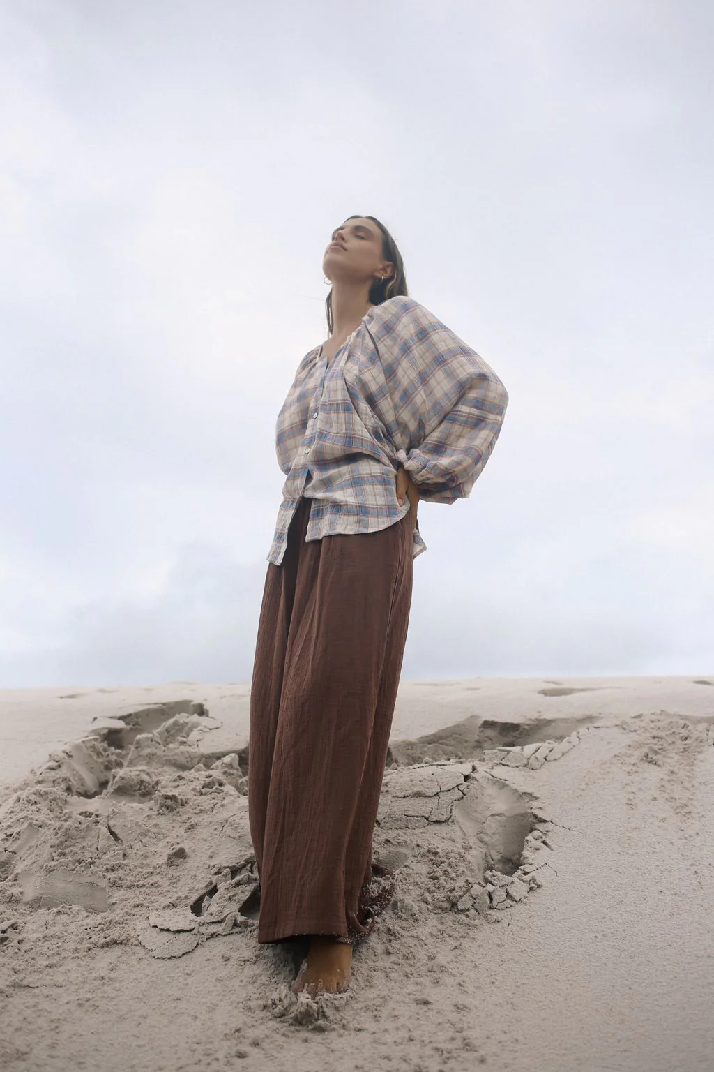 Ra Blouse - Juniper Check - Image 3