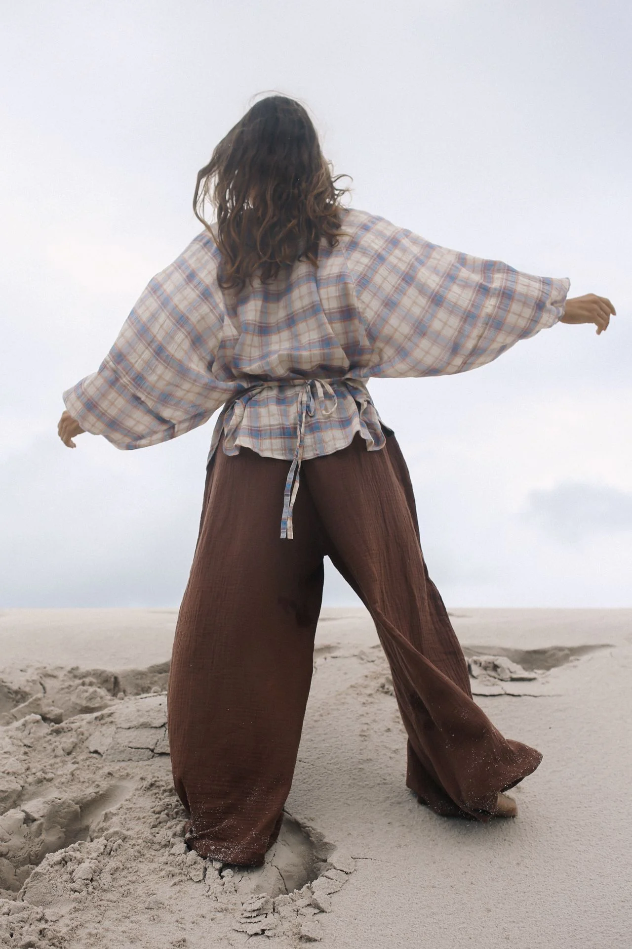 Ra Blouse - Juniper Check - Image 4