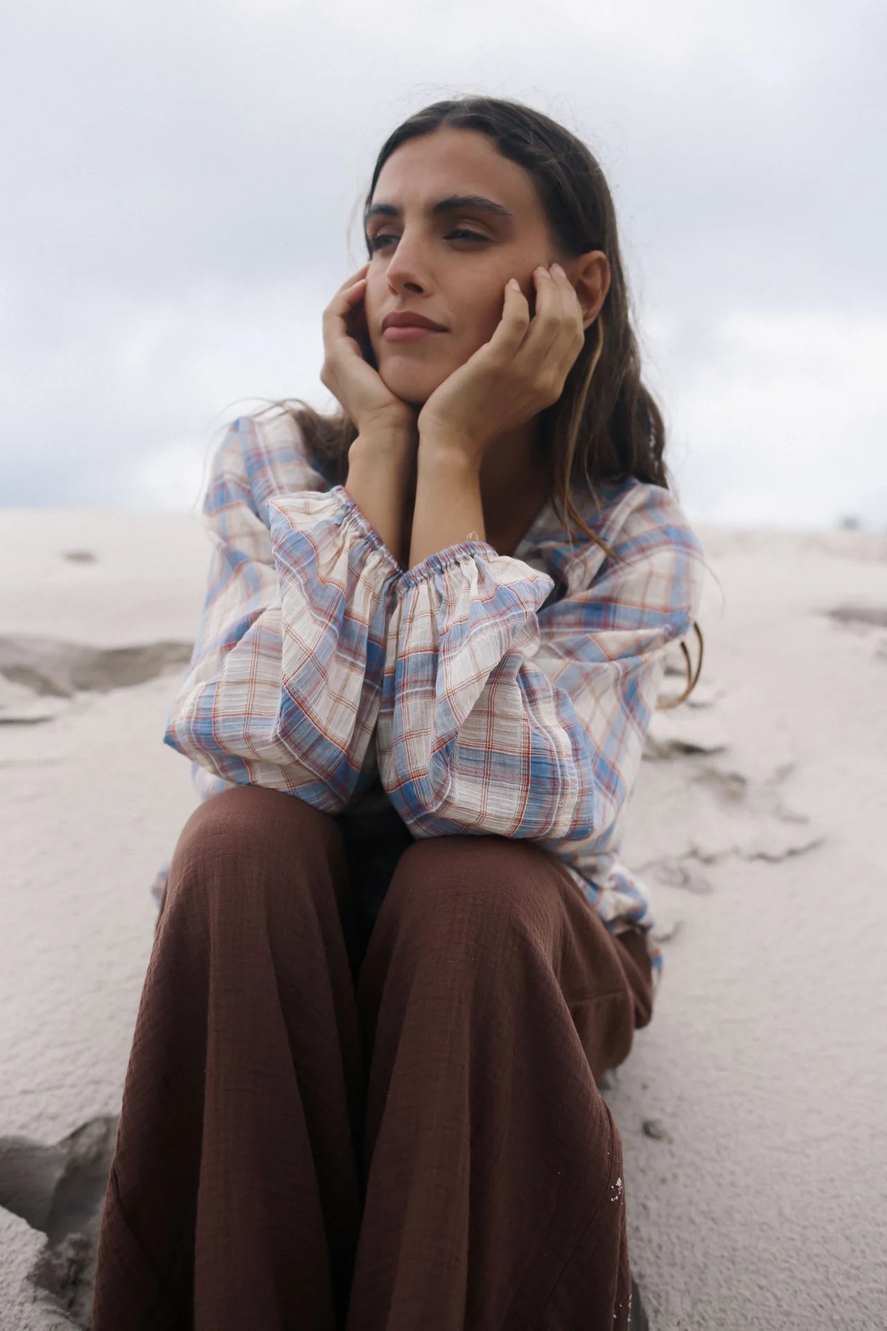 Ra Blouse - Juniper Check - Image 5