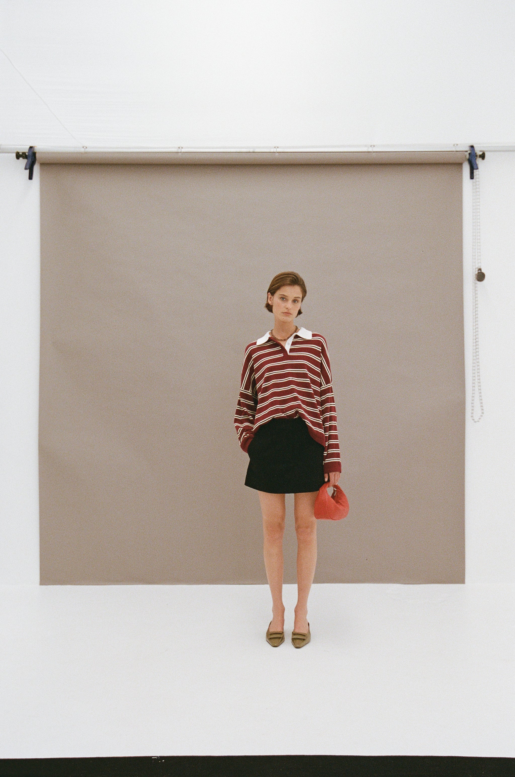 Rayne Knit Jersey - Merlot Stripe - Image 6