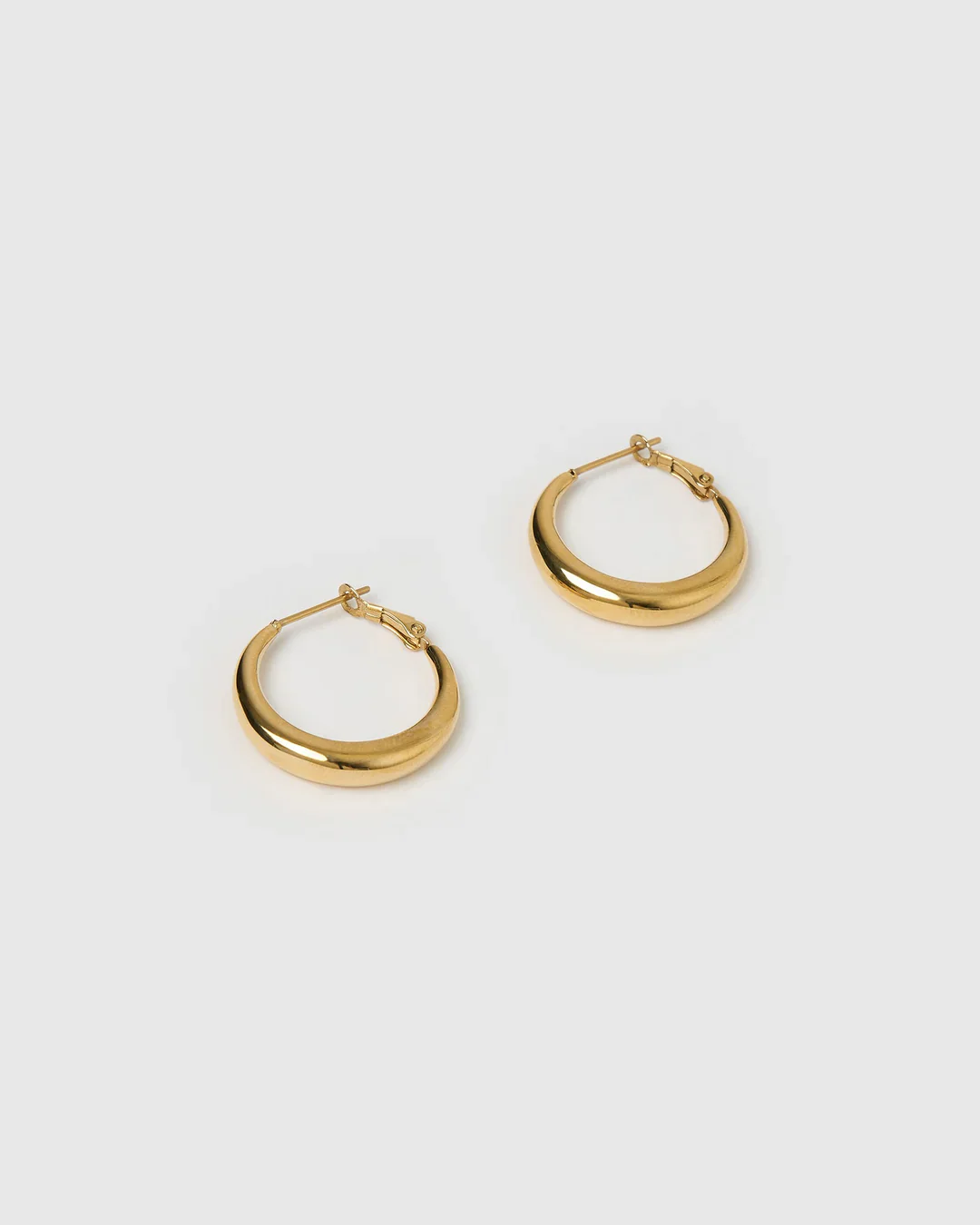 Riley Gold Hoop Earrings - Small