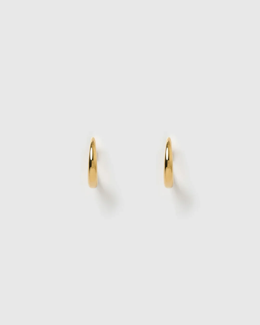 Riley Gold Hoop Earrings - Small - Image 3