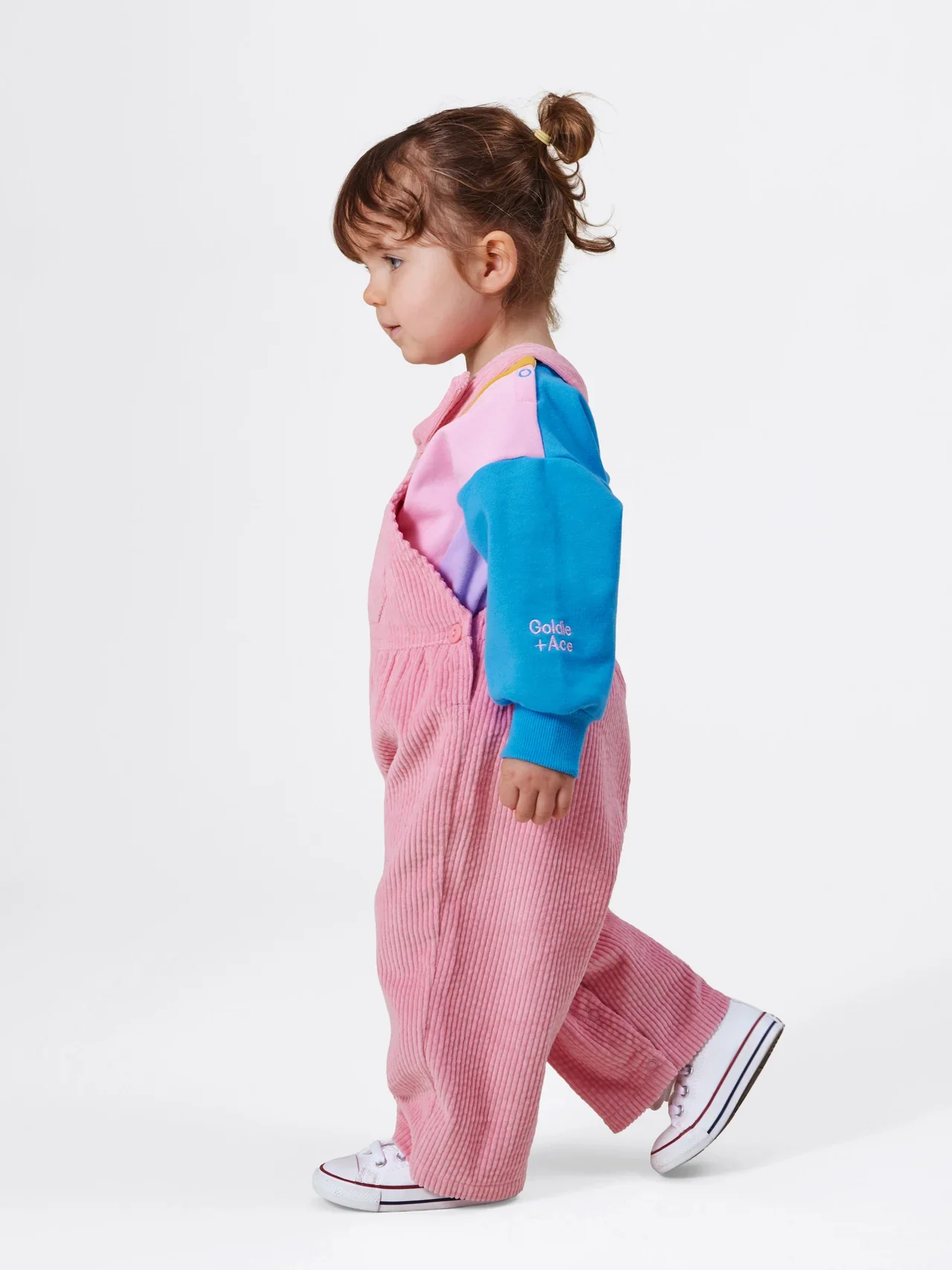 Sammy Corduroy Overall - Sweet Pea - Image 3