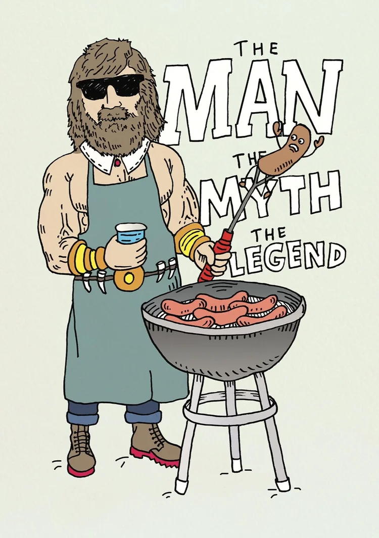 Sausage Legend Father's Day Card - Image 2