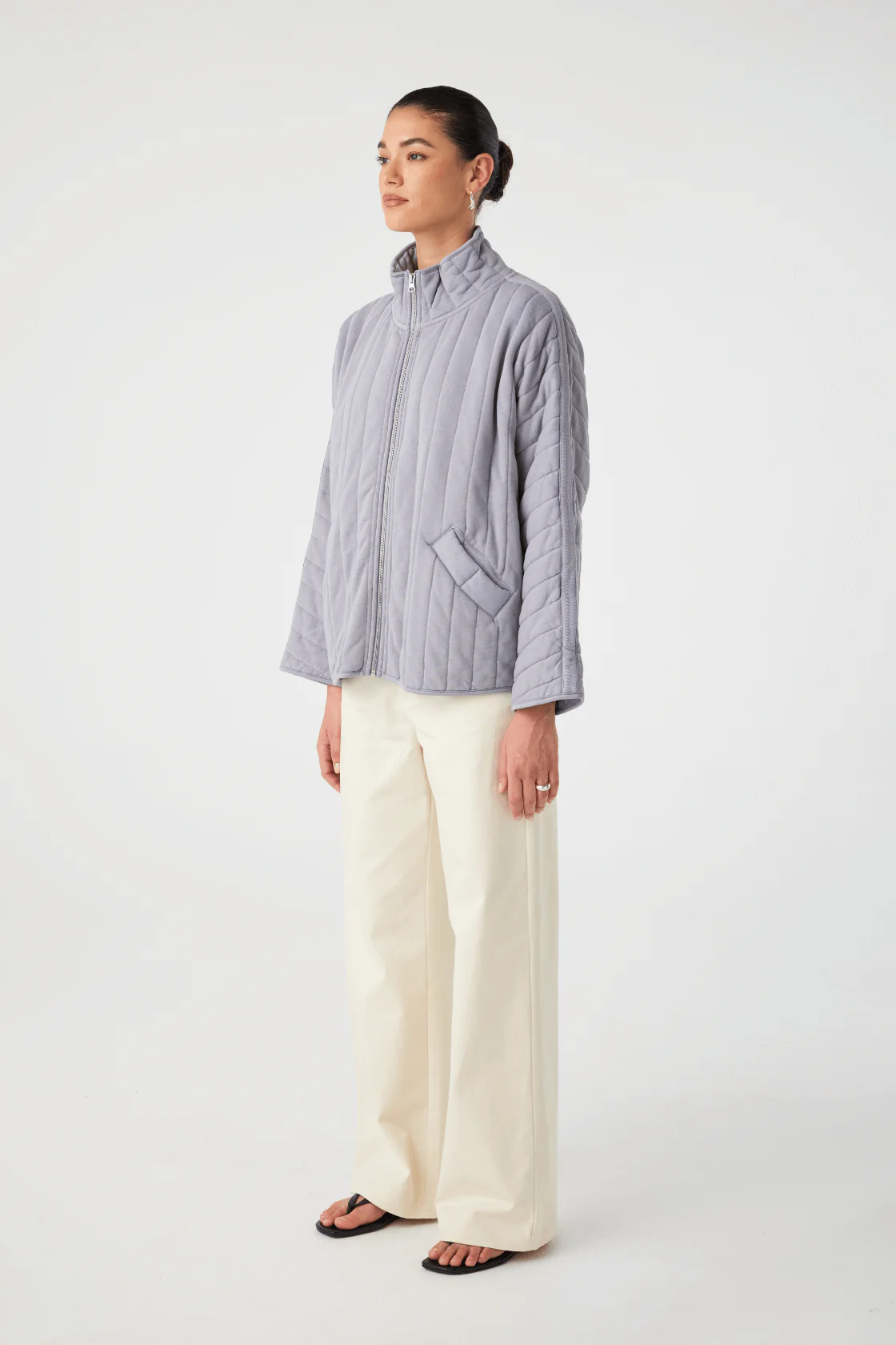 Tessa Jacket - Cement - Image 6