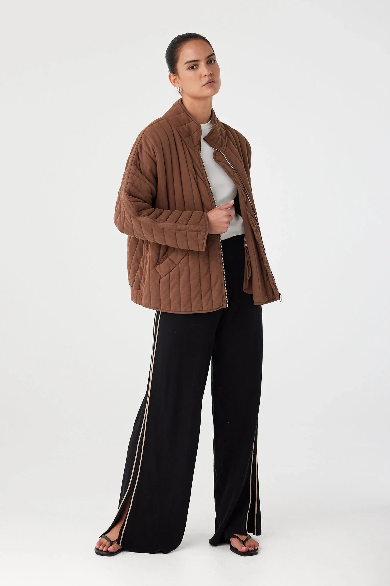 Tessa Jacket - Chocolate - Image 2