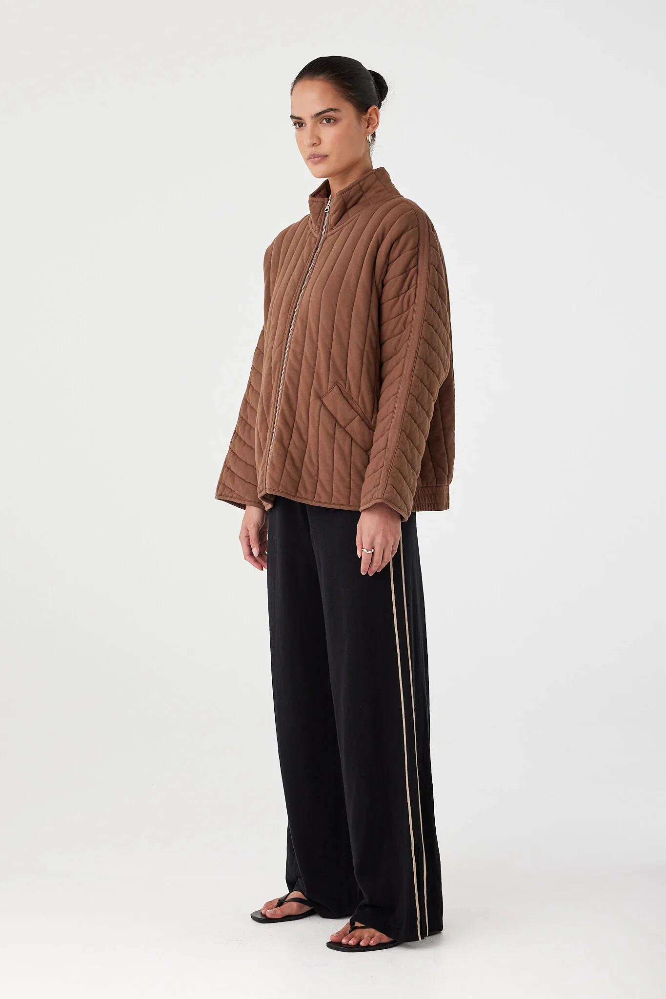 Tessa Jacket - Chocolate - Image 3