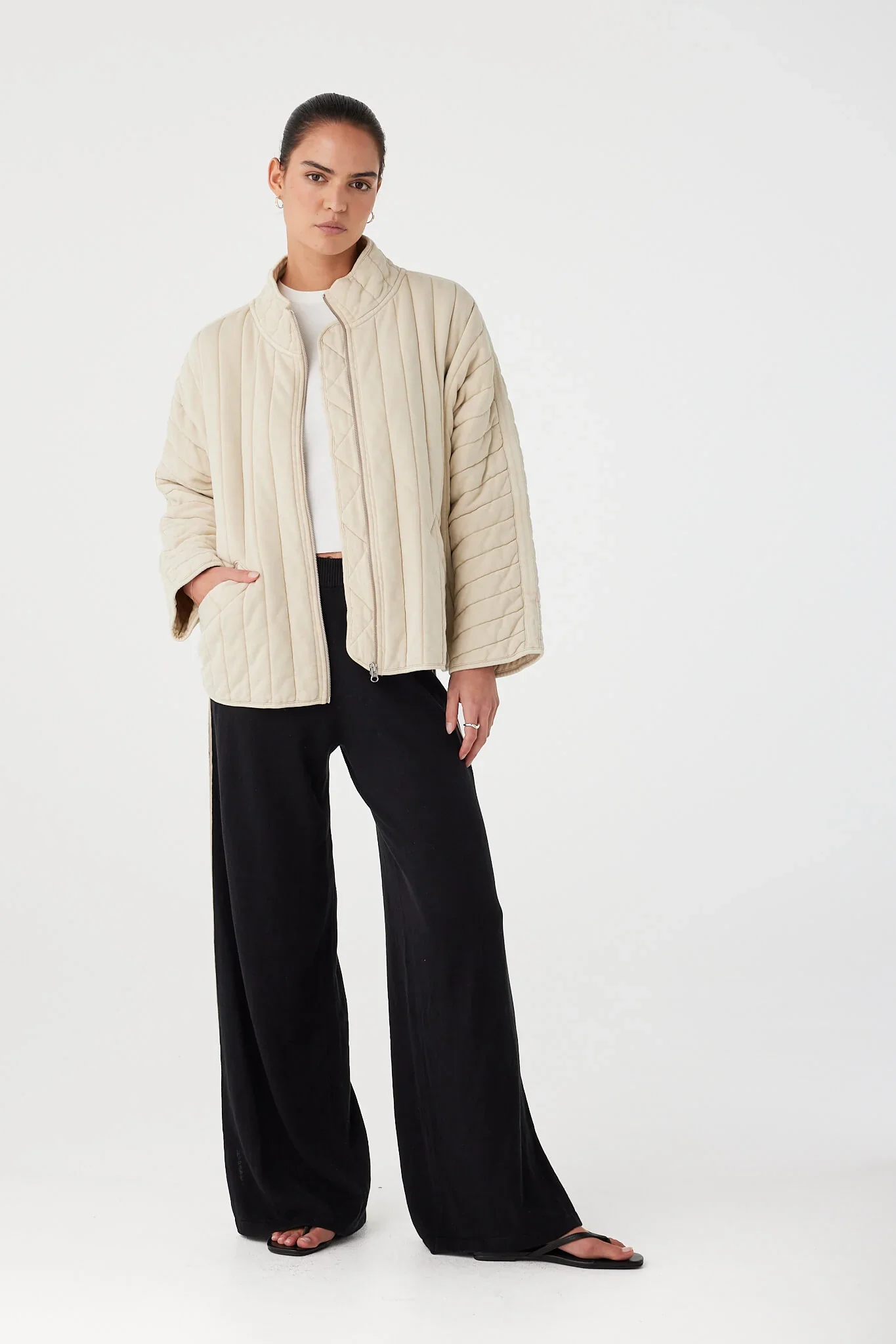 Tessa Jacket - Sand - Image 5