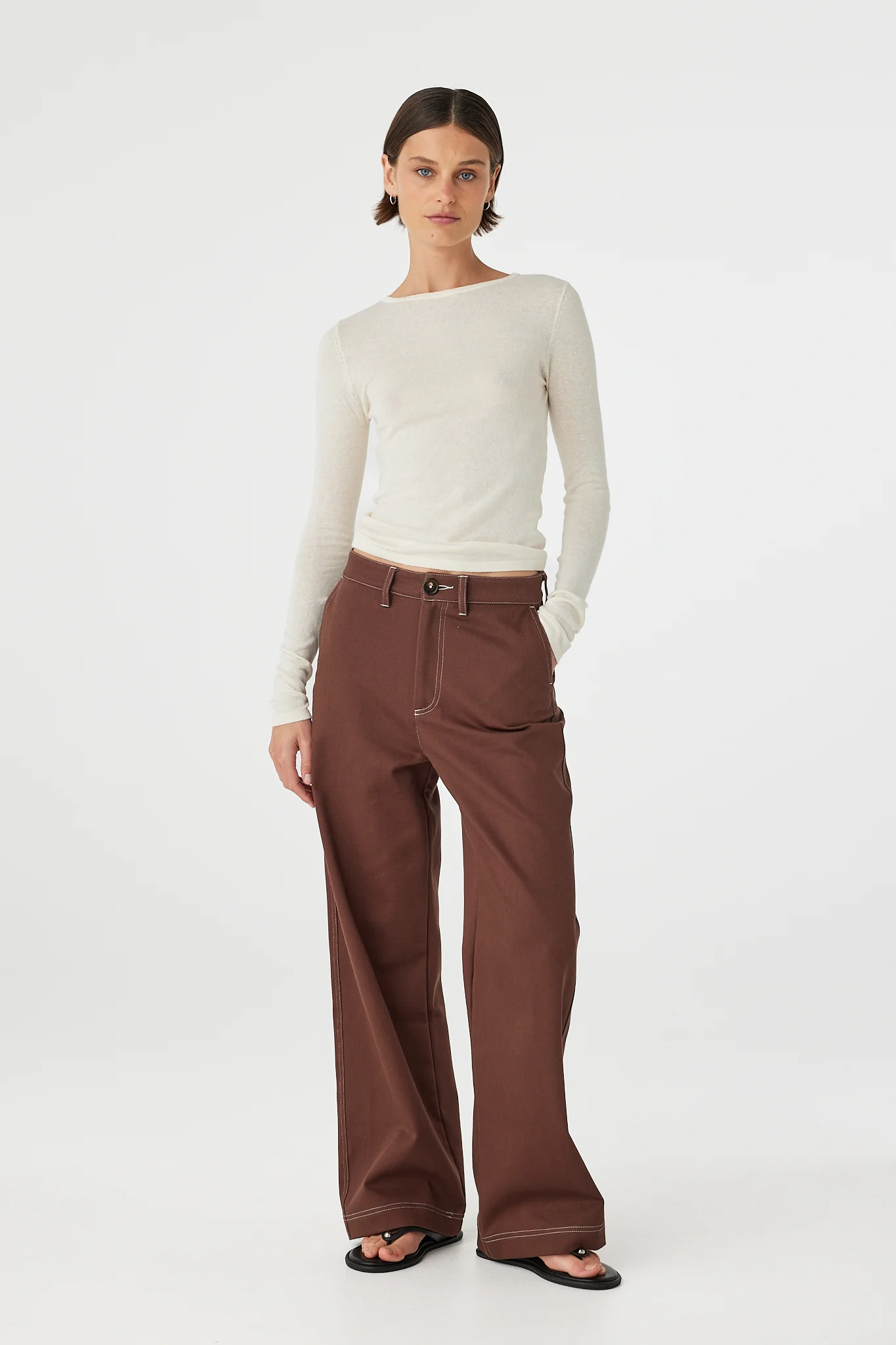 Tilda Pant - Espresso - Image 3